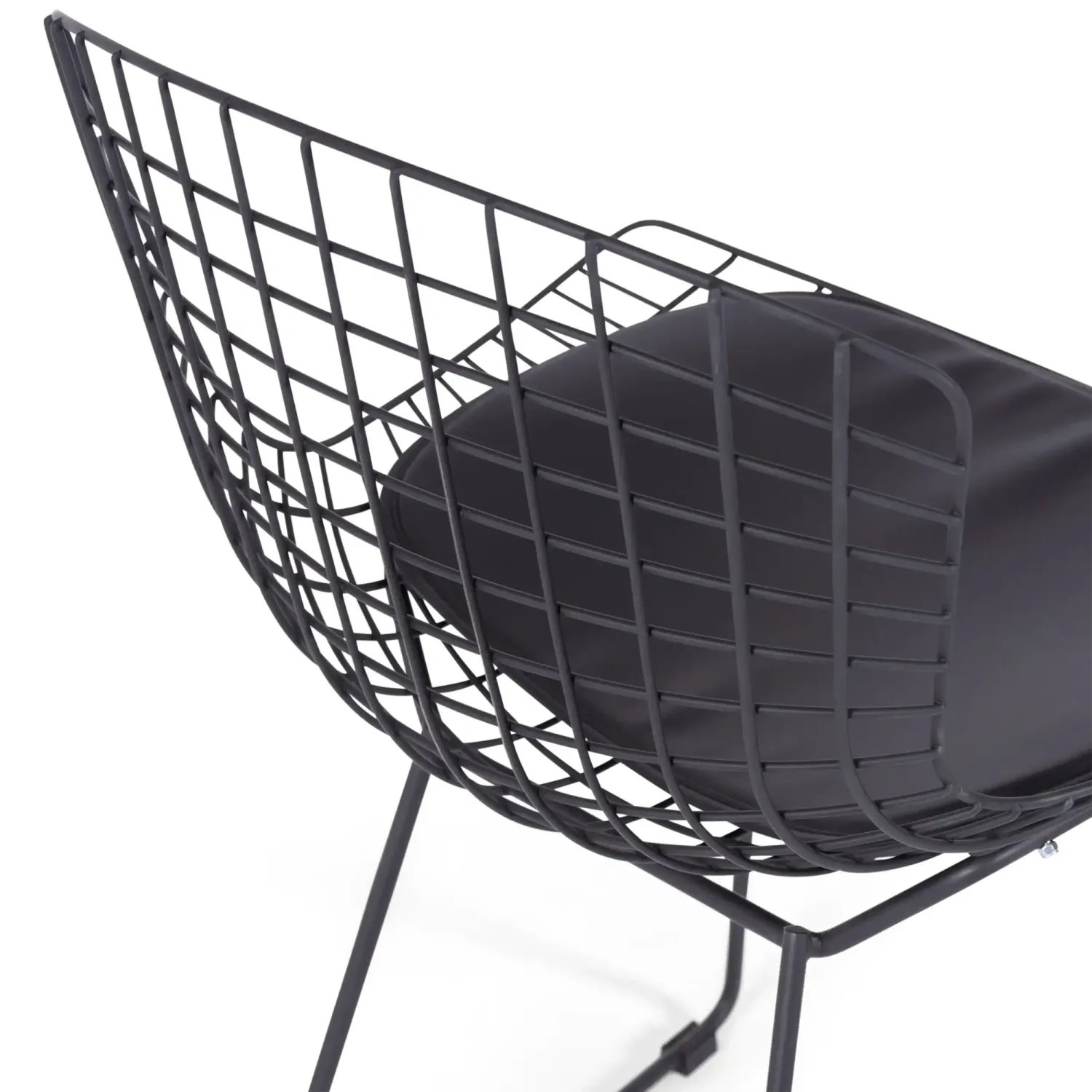 Réplique Chaise Bertoia in Noir - Chaise industrielle - MeublesConcept