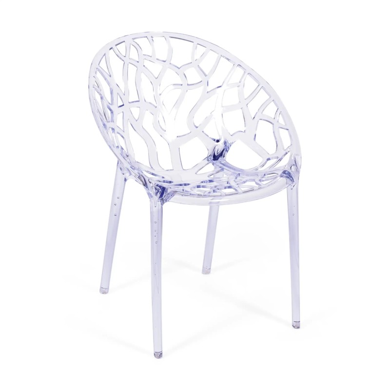 Transparent Chrystal Outdoor Stuhl Replik