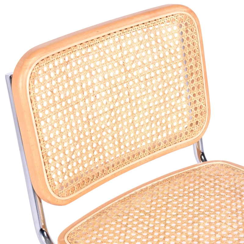 Stuhl Cesca preiswerter Stuhl aus Stahl, Buche und Rattan 🪑 | Mueble Design