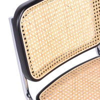 Chair Cesca economical chair in steel, beech and rattan 🪑 | Mueble Design