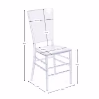 Chaises Transparentes Felipe Ghost - Chaises en plastique - meubles Concept