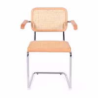 Chaise Cesca avec accoudoirs - Chaises en rotin - Meubles Concept