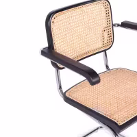 Chaise Cesca avec accoudoirs - Chaises en rotin - Meubles Concept