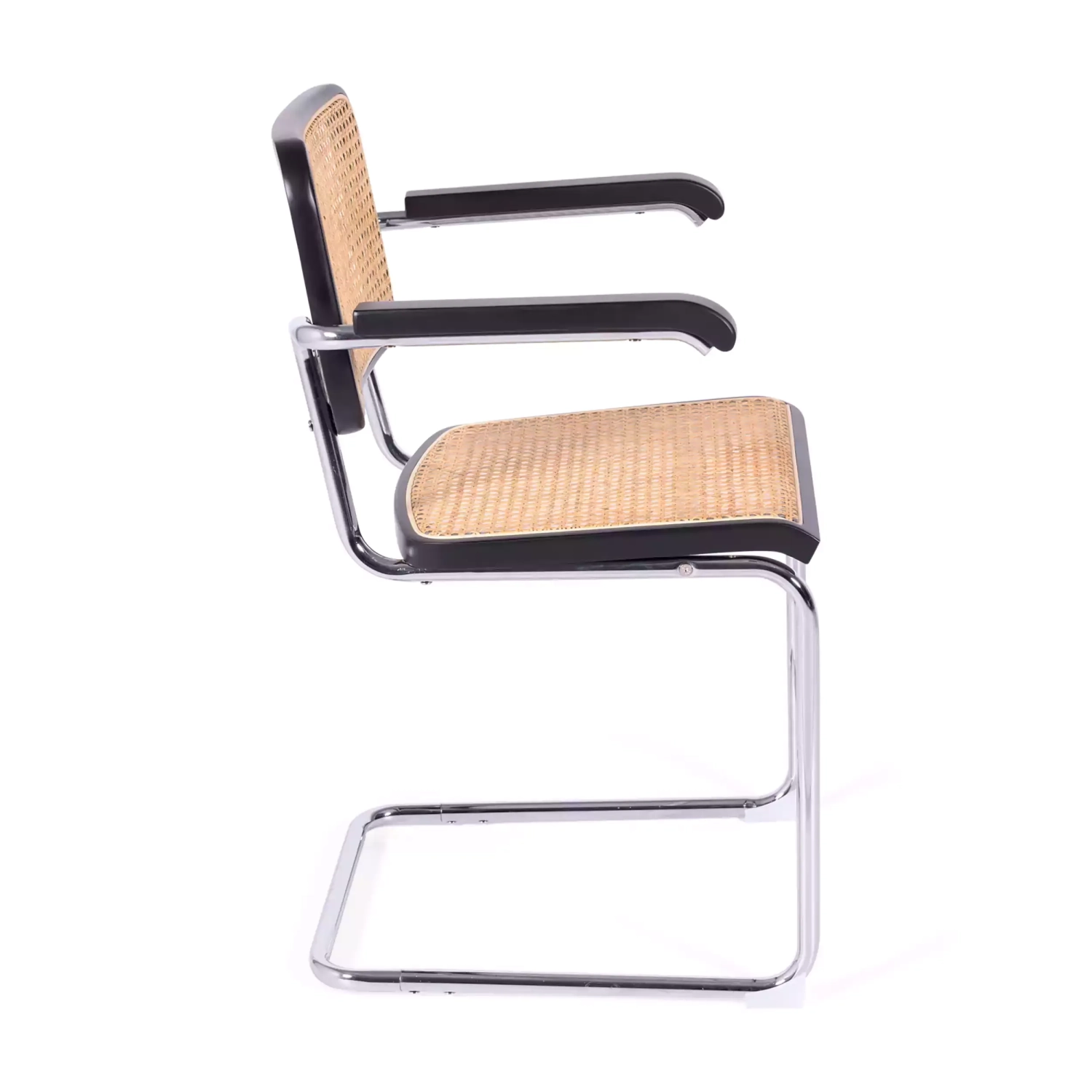 Cesca stoel met armleuningen - Rotan stoelen - Mobelarium