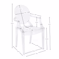 Réplique de la chaise Louis Ghost - Chaises design | Muebledesign