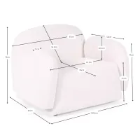 Nest 1-zits design fauteuil - Wrap-around ontwerp - Mobelarium