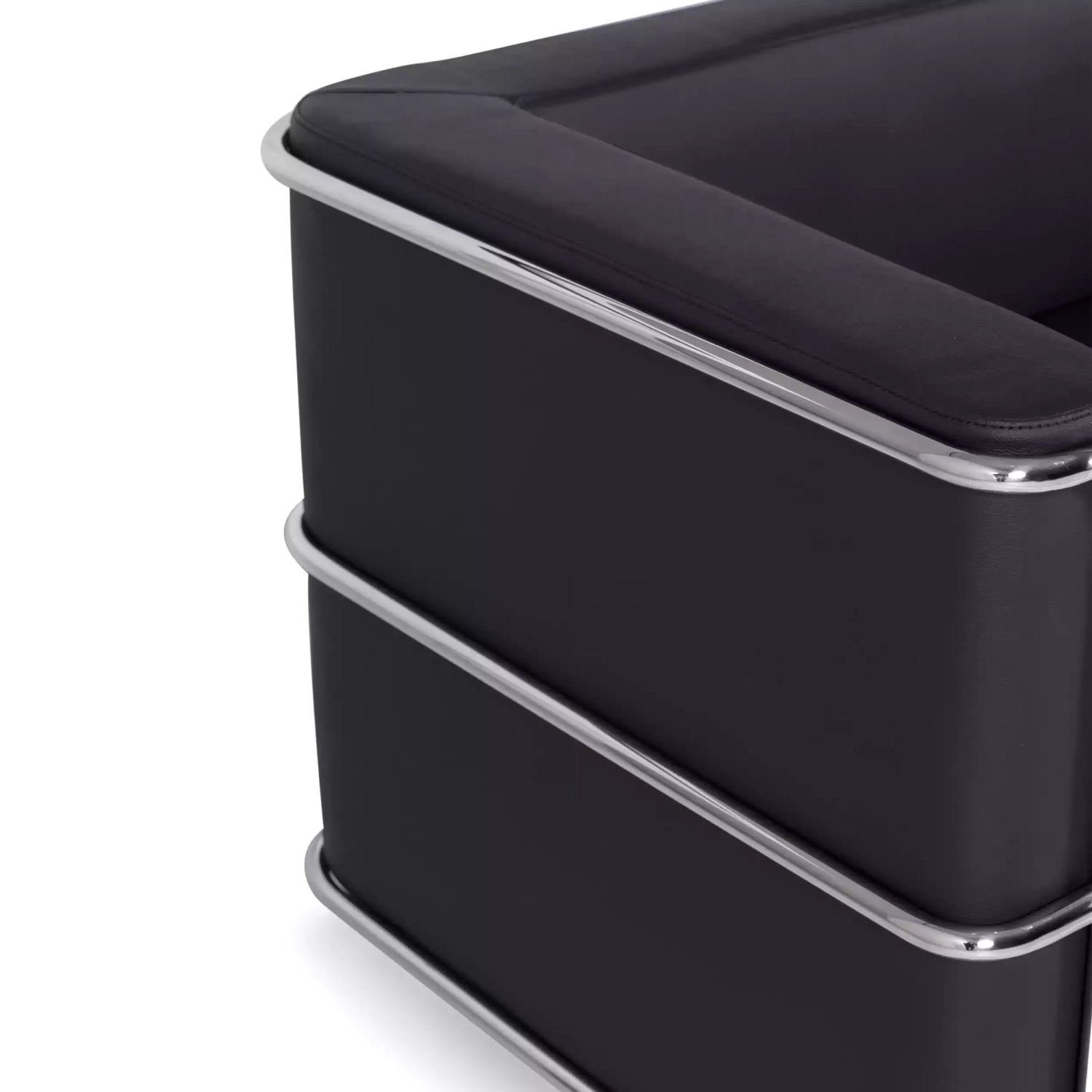 Torino 2-istuttava sohva eko-nahkaa ja kromattua terästä 🛋️ - Mobelarium