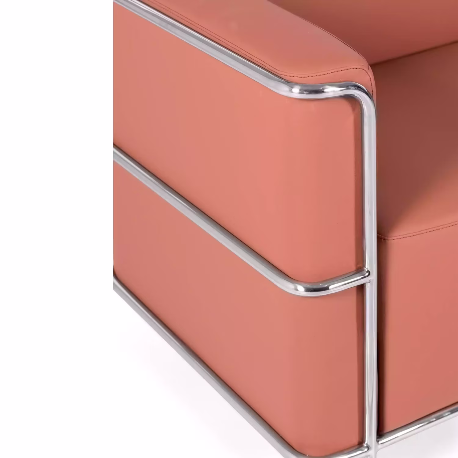 Canapé 2 places Torino en éco-cuir et acier chromé 🛋️ - Meubles Concept