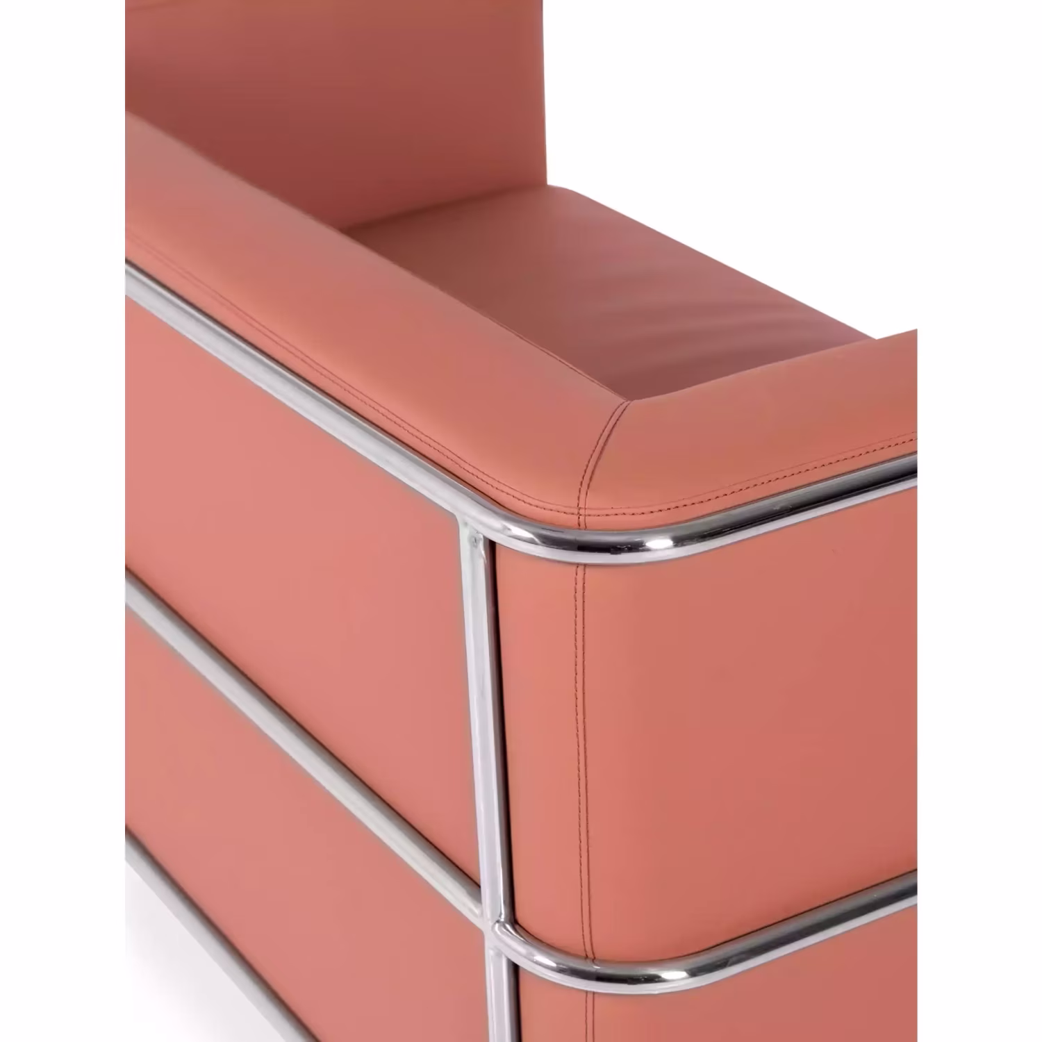 Canapé 2 places Torino en éco-cuir et acier chromé 🛋️ - Meubles Concept
