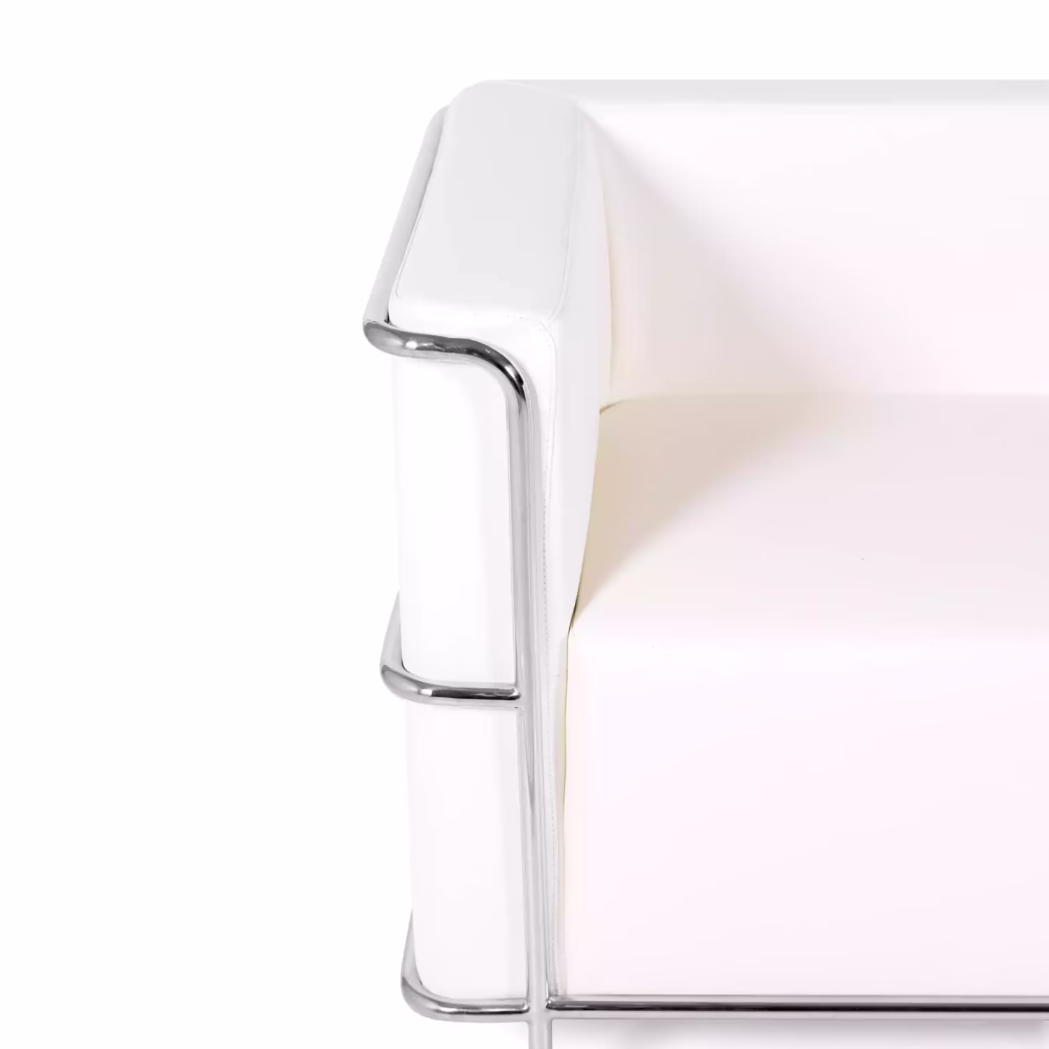 Canapé 2 places Torino en éco-cuir et acier chromé 🛋️ - Meubles Concept