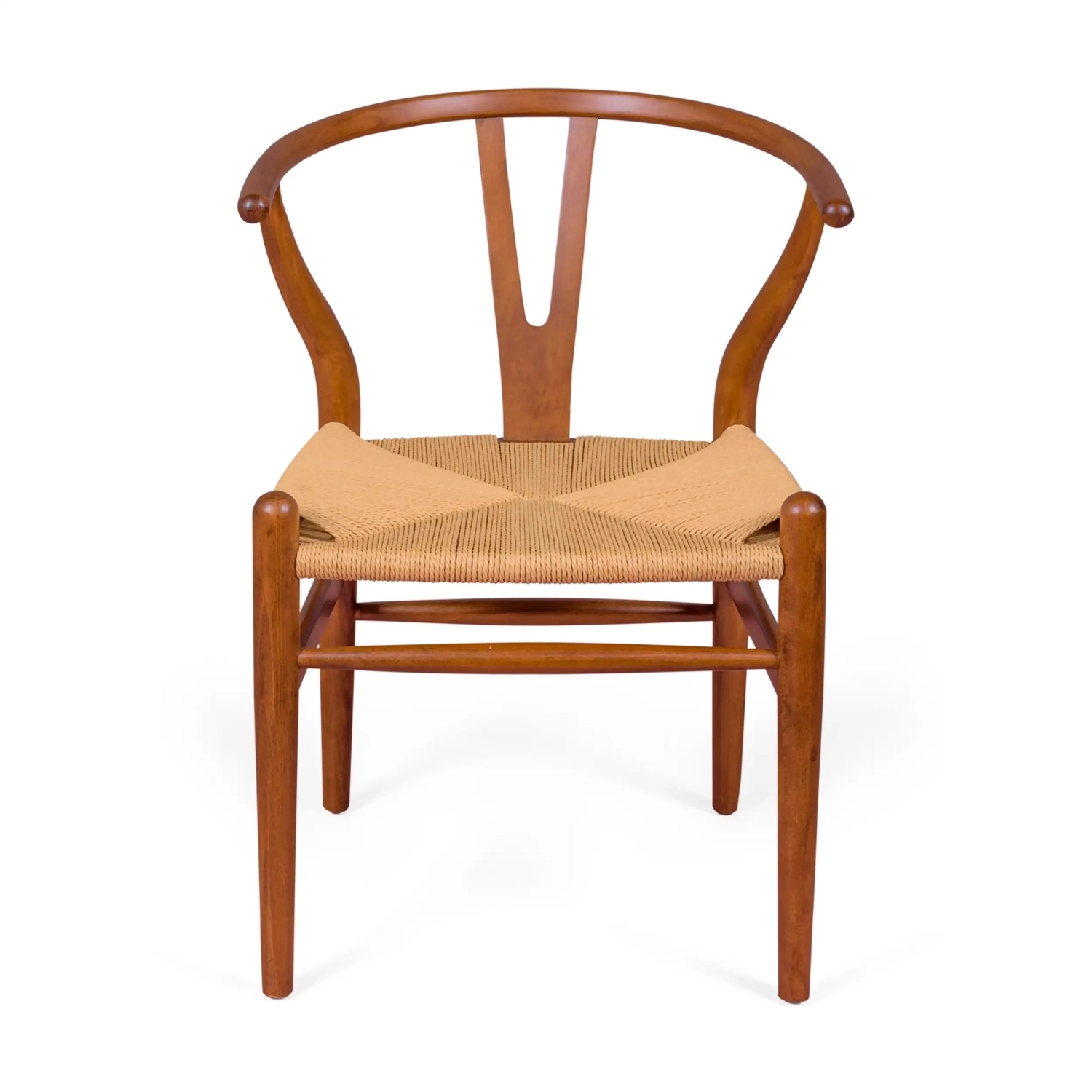 Inspiracja Wishbone CH24 w kolorze Orzech - Krzesła Nordic - Design Furniture