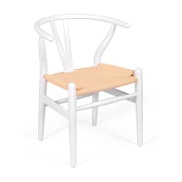 Réplica silla Wishbone CH24 en madera de colores