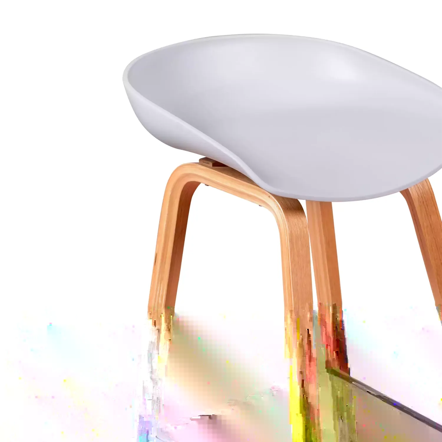 Obtenez le tabouret en bois de hêtre nordique - Meubles Concept