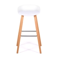 Stołek Skandynawia 75 cm w drewnie bukowym - Mobelarium
