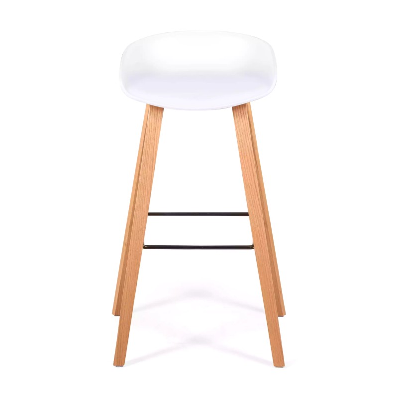 Stolička Skandinávie 75 cm v bukovém dřevě - Mobelarium