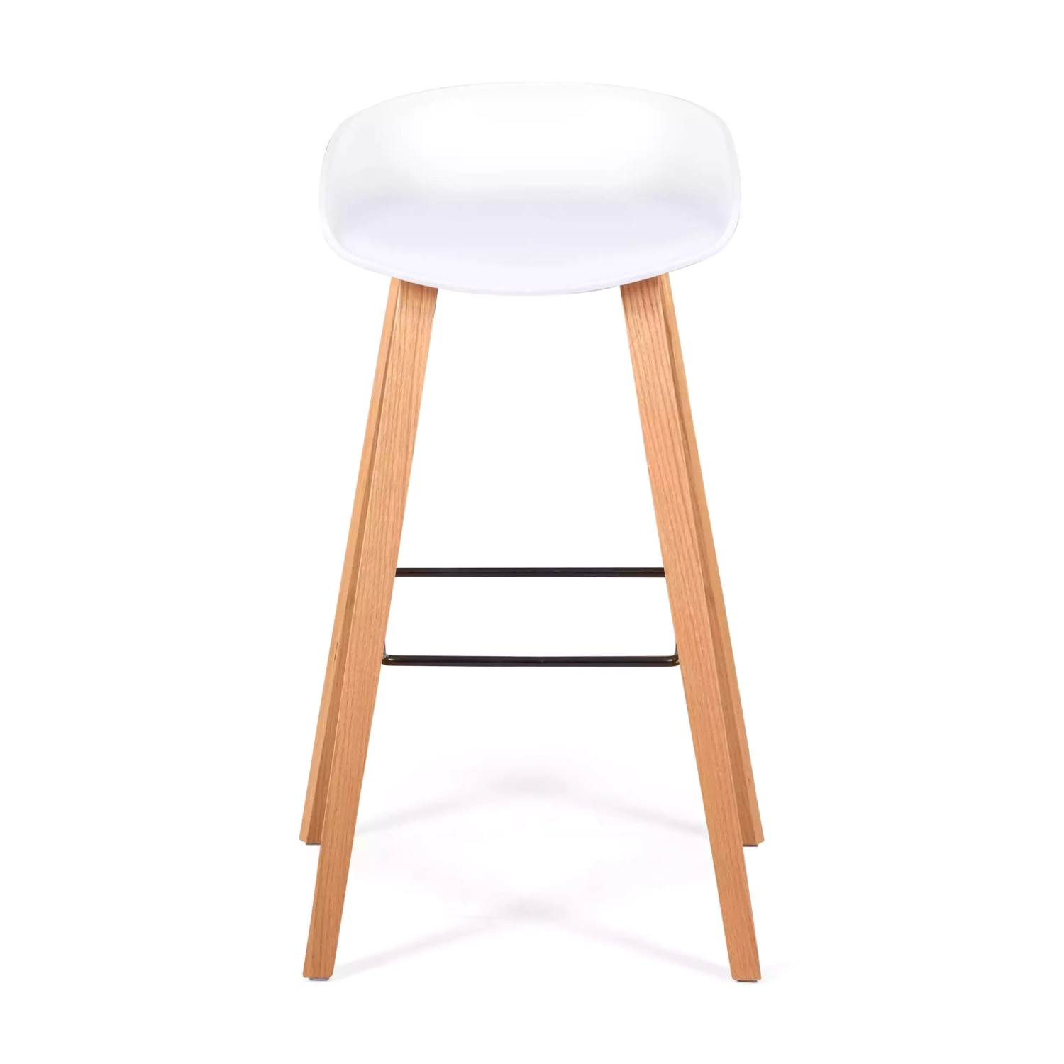 Stołek Skandynawia 75 cm w drewnie bukowym - Mobelarium
