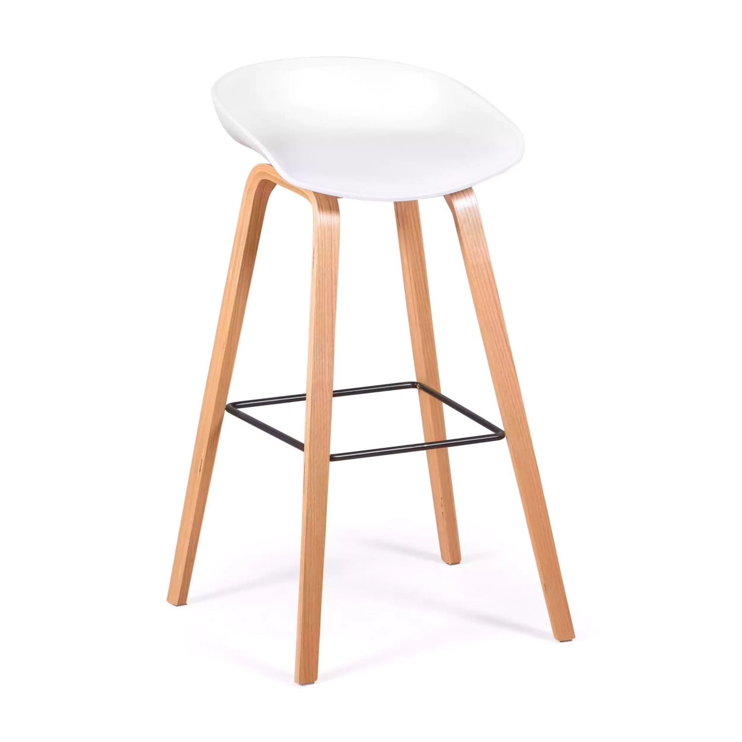 Tamborete Nórdico de 75cm em Madeira de Faia - Mueble Design
