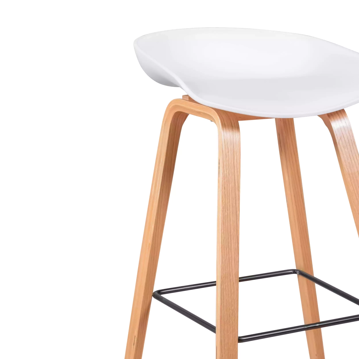 Barstol Skandinavien av 75cm i bokträ Mobelarium