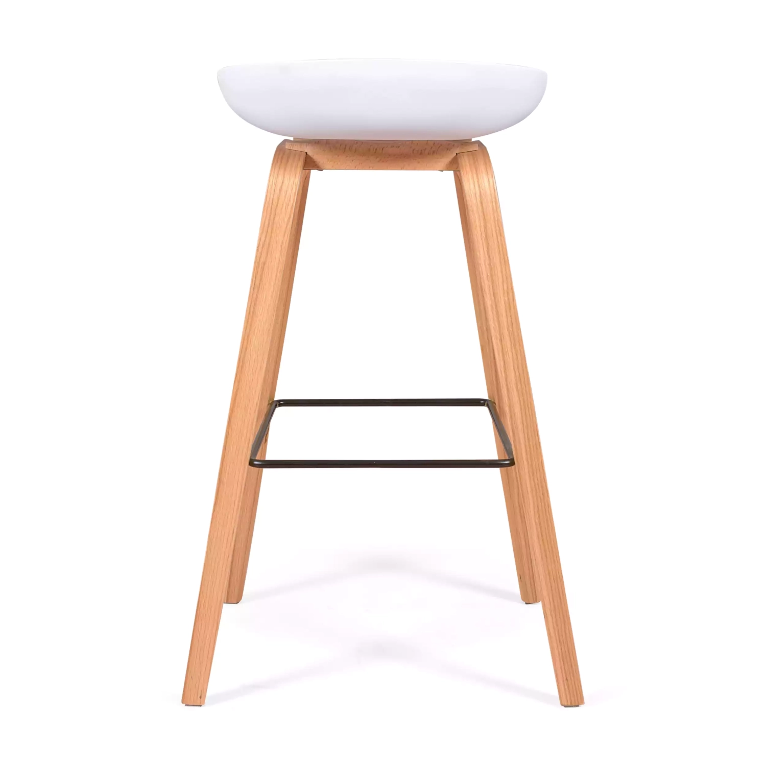 Barstoel Scandinavisch van 75cm in Beukenhout - Mobelarium