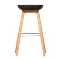 75cm Nordic Stool in Beech Wood - Mueble Design