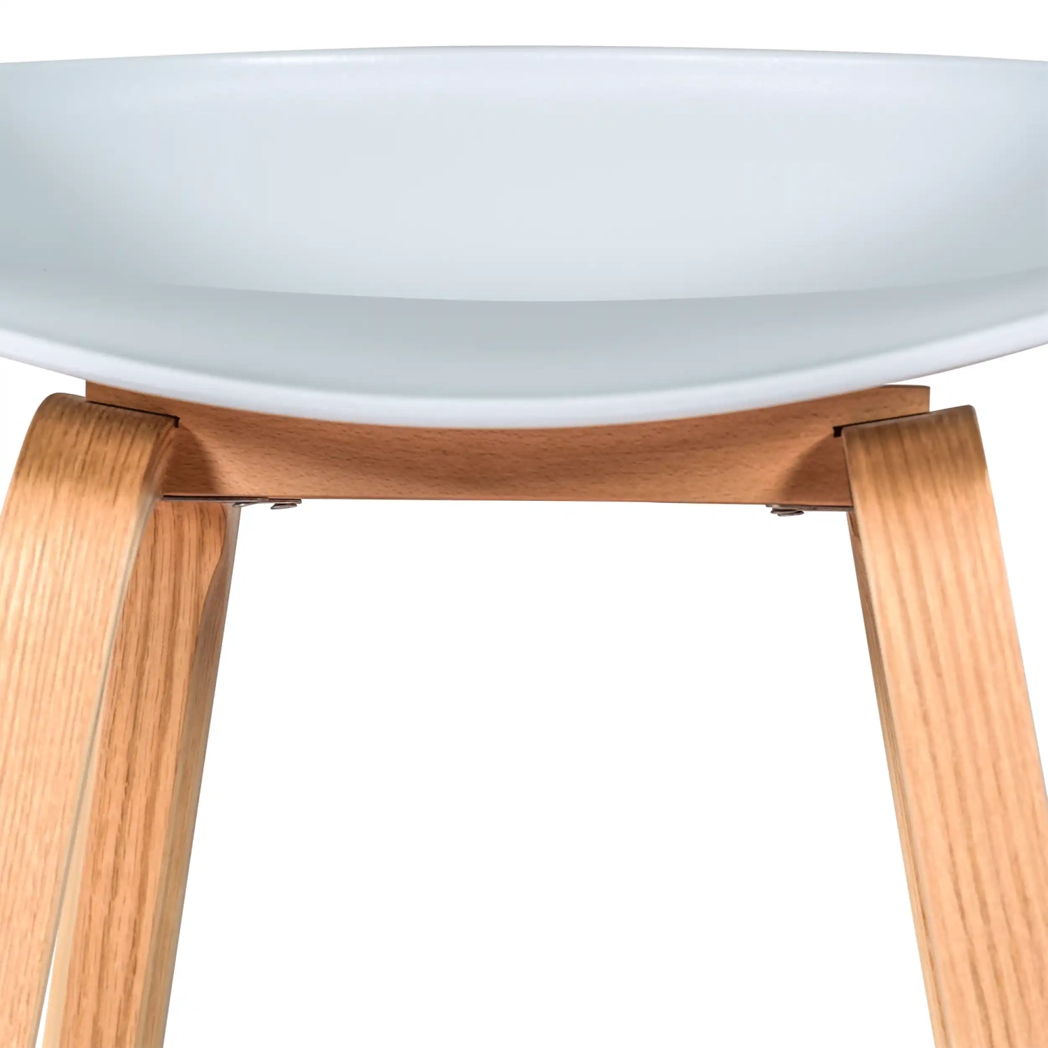 Barstoel Scandinavisch van 75cm in Beukenhout - Mobelarium