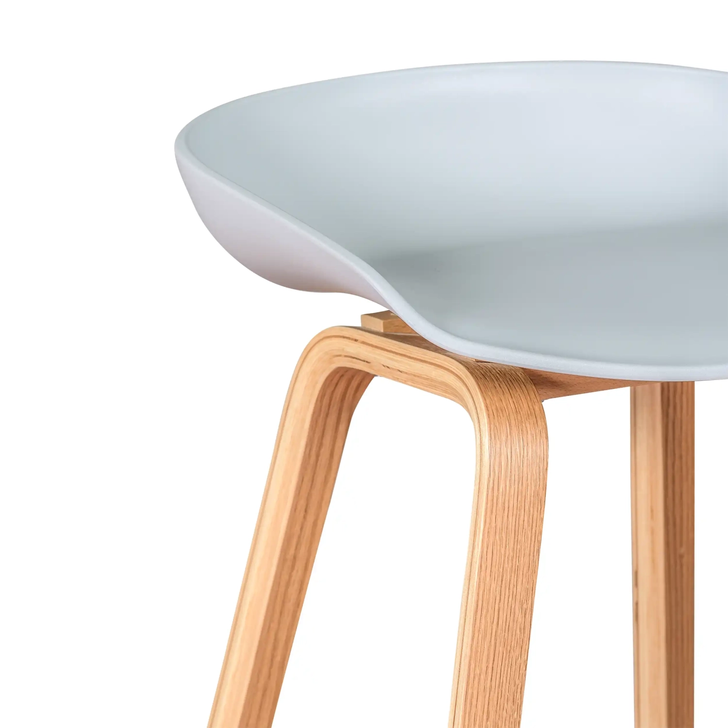 75 cm nordischer Hocker aus Buchenholz - Mobelarium