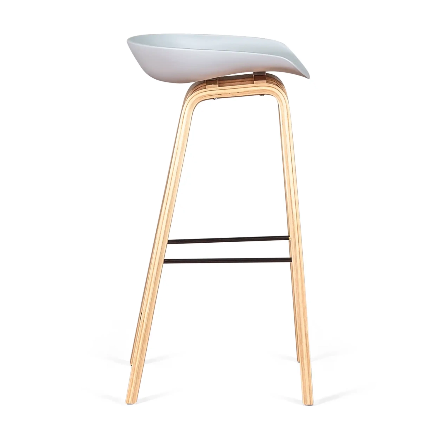 75cm Nordic Stool in Beech Wood - Mueble Design