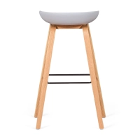 Stolička Skandinávie 75 cm v bukovém dřevě - Mobelarium