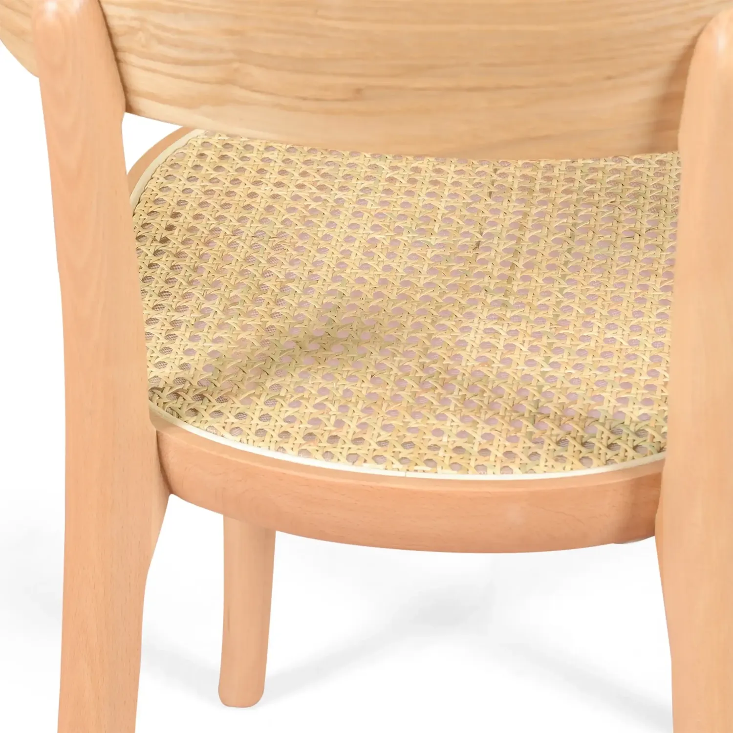 Chaise Tours en frêne et rotin - Style Scandinave et naturel - Meubles Concept