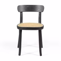 Chaise Tours en frêne et rotin - Style Scandinave et naturel - Meubles Concept