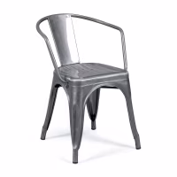 Réplique de la chaise Tolix avec accoudoirs