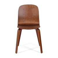 Sedia di design Scandinavo Hut in legno di noce | Elegante stile scandinavo