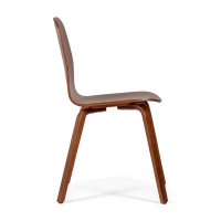 Sedia di design Scandinavo Hut in legno di noce | Elegante stile scandinavo
