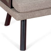 Sillón Leeds de Ratán Natural y Cojín de Algodón | Estilo Vintage Nórdico