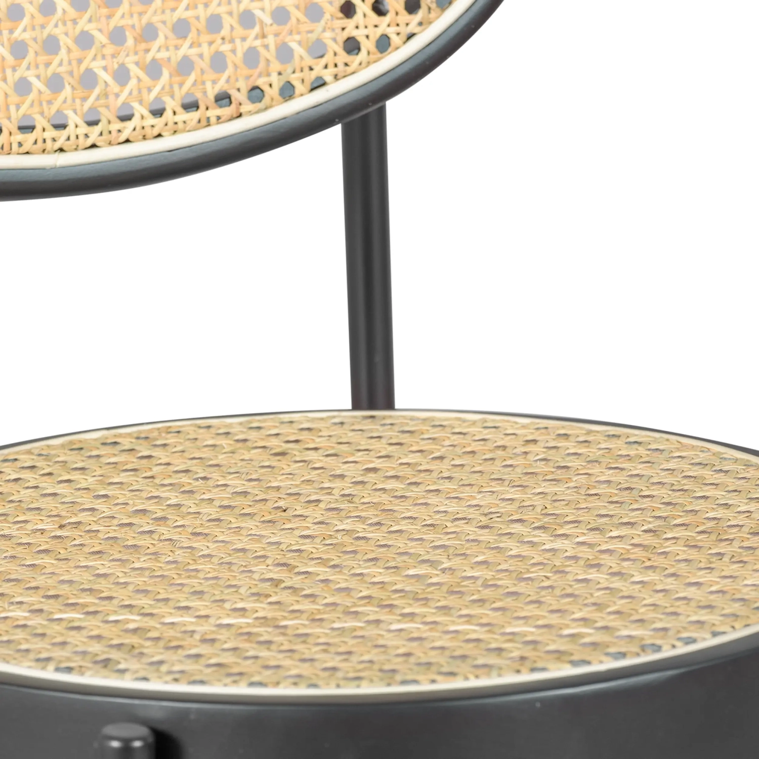 Tamborete Vintage Bar Preston Rattan Natural 65 cm - Mueble Design