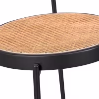 Pack 4 chaises Preston en rotin naturel | Design rétro et artisanal