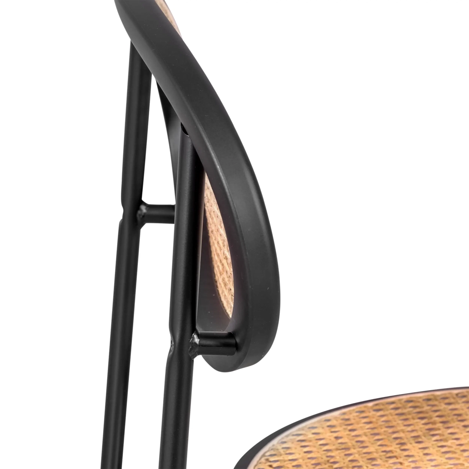 Pack 4 chaises Preston en rotin naturel | Design rétro et artisanal