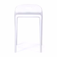 Tabouret design Didi 45 cm Blanc | Design minimaliste et léger