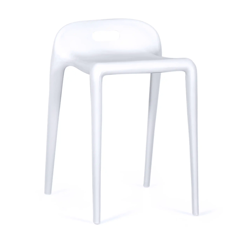 Tabouret design Didi 45 cm Blanc | Design minimaliste et léger