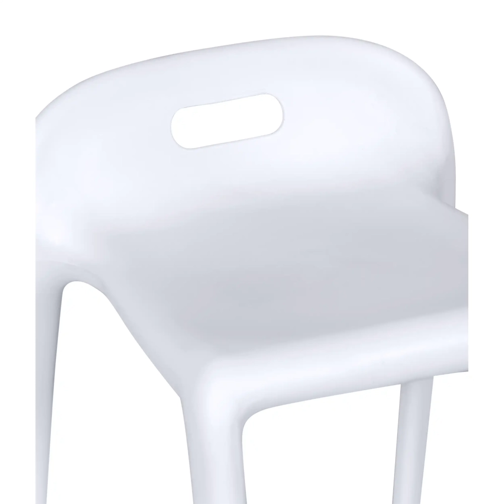 Tabouret design Didi 45 cm Blanc | Design minimaliste et léger