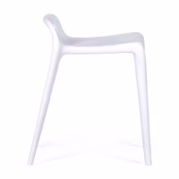 Tabouret design Didi 45 cm Blanc | Design minimaliste et léger