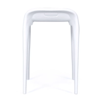 Barstoel design Didi 45 cm Wit | Minimalistisch en lichtgewicht ontwerp