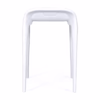 Tabouret design Didi 45 cm Blanc | Design minimaliste et léger