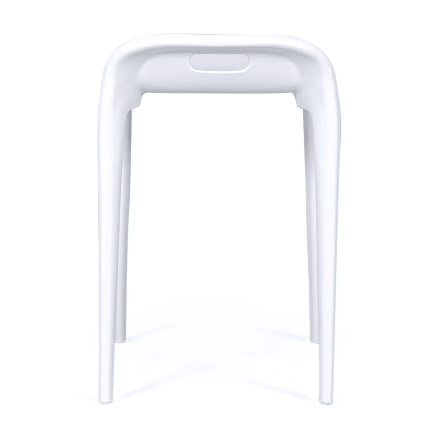 Barstoel design Didi 45 cm Wit | Minimalistisch en lichtgewicht ontwerp