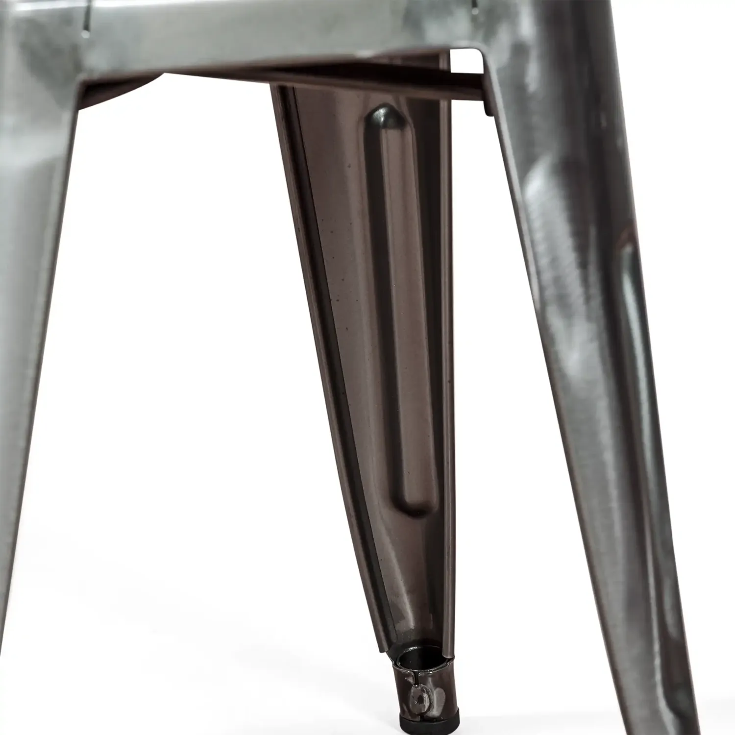 Tabouret Métallique Bistro 45 cm | Style industriel empilable