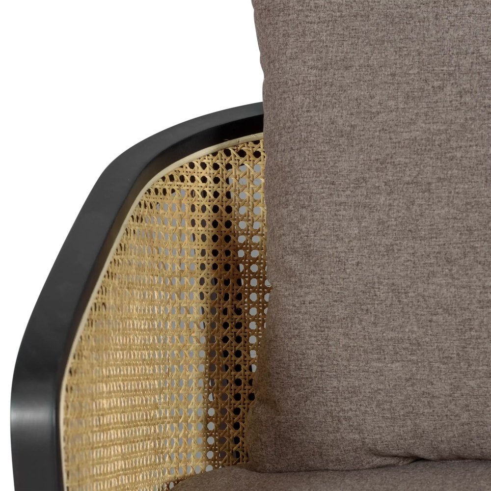 Canapé 2 places Loveseat Leeds en rotin naturel | Vintage Style Scandinave