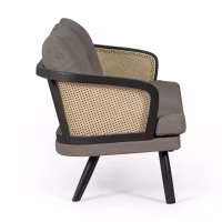 Canapé 2 places Loveseat Leeds en rotin naturel | Vintage Style Scandinave