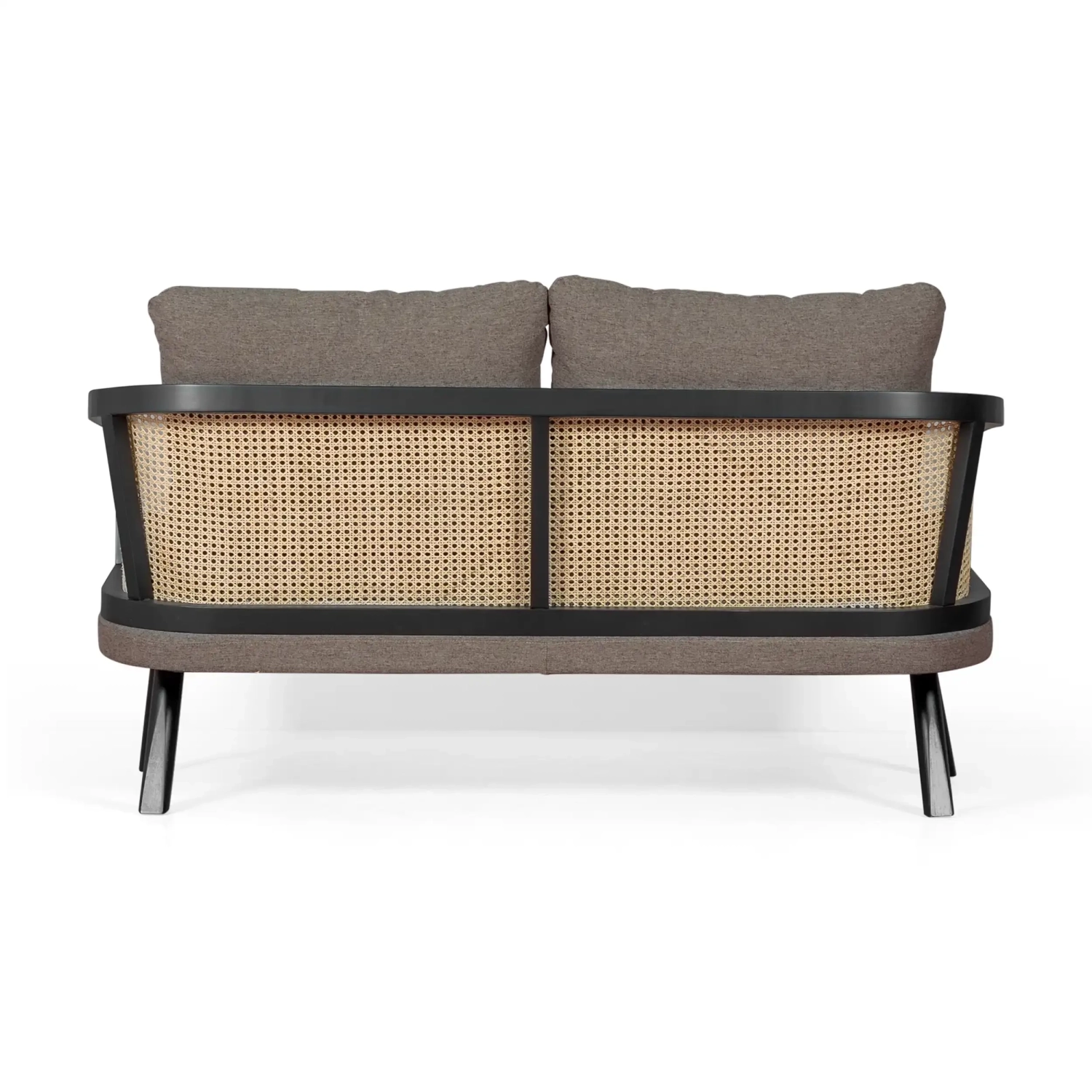 Sofa 2-osobowa Leeds z naturalnego rattanu | styl vintage Skandynawia