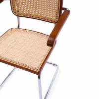 Chaise Cesca avec accoudoirs - Chaises en rotin - Meubles Concept