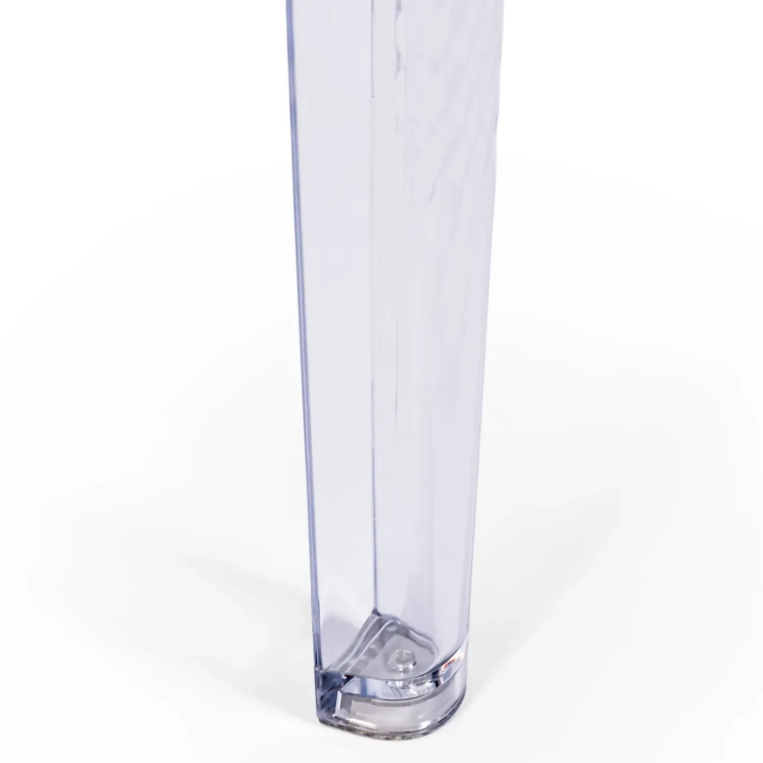 Ghost Square Dining Table 80 cm : Transparent Modern Design